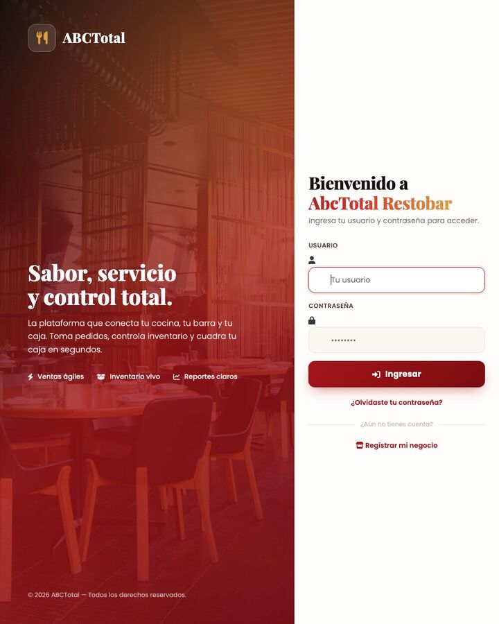 Vista del punto de venta